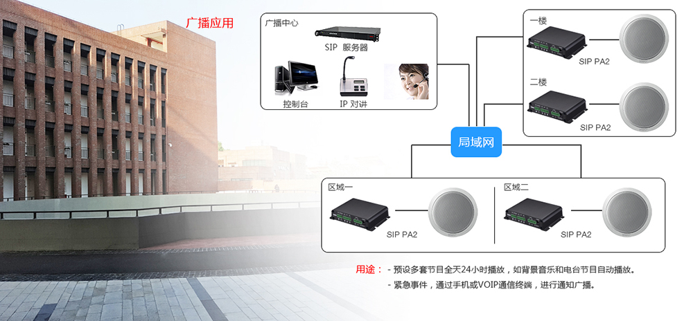 PA2廣播應(yīng)用